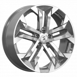 КиК Premium КР015 (19_Haval Dargo) 7.5x19 PCD5x114.3 ET40 Dia66.6 Diamond gloss graphite