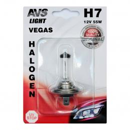 AVS Галогенная лампа Vegas в блистере Н7.12V.55W. 1шт (A78483S)