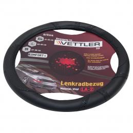 Оплетка на руль VETTLER PVC KOMFORT LA-2 (размер XL41-42 см, черная)